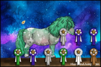 Horse Color:Watercolor White Spotted Bay Appaloosa 