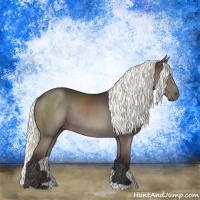 Horse Color:Liver Chestnut Mushroom Rabicano 