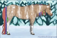 Horse Color:Painted Silver Buckskin Ice Dun 