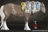 Horse Color:White Spotted Liver Red Dun Mushroom 