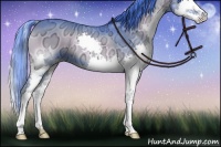 Horse Color:Watercolor Liver Red Onyx Ice Splash 