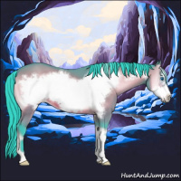 Horse Color:Watercolor Bay Onyx Frame