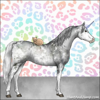 Horse Color:Silver Blue Onyx Chinchilla Ice Sabino