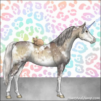 Horse Color:White Spotted Chocolate Silver Smoky Blue Onyx Chinchilla Ice Sabino 