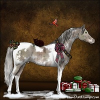 Horse Color:White Spotted Liver Red Dun Ice Mushroom Tobiano Brindle 