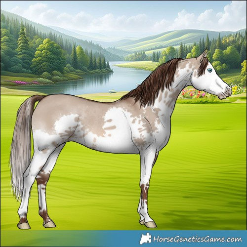 Horse Color:Liver Red Dun Splash Rabicano 