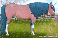 Horse Color:Watercolor Bay Roan 