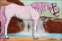Horse Color:Watercolor Bay Ice 