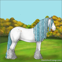 Horse Color:Painted Silver Bay Ice Splash Tobiano 