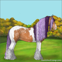 Horse Color:Painted Bay Ice Tobiano Varnish 