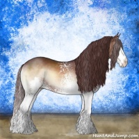 Horse Color:White Spotted Chocolate Brown Onyx Splash 