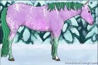 Horse Color:Watercolor Bay Ice 