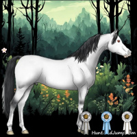 Horse Color:Bay Chinchilla Onyx Sabino 