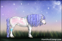 Horse Color:Painted Watercolor White Spotted Silver Brown Chinchilla Onyx 