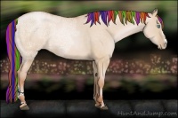Horse Color:Painted Buckskin Ice Pearl Dun Sabino 