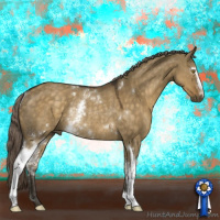 Horse Color:White Spotted Chocolate Palomino Dun Rabicano 