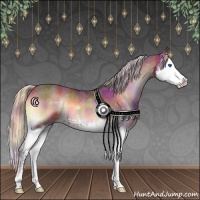 Horse Color:Nacre Silver Brown Onyx Splash
