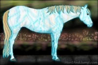 Horse Color:Thunderstruck Red Ice Roan Splash 