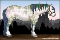 Horse Color:Painted Watercolor Bay Ice Onyx 
