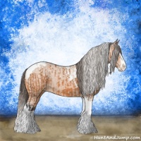 Horse Color:Bay Splash Tobiano Varnish and Bay Splash Tobiano Varnish Rabicano