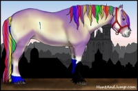 Horse Color:Painted Watercolor Red Onyx 