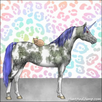 Horse Color:Painted White Spotted Silver Brown Chinchilla Ice Onyx 
