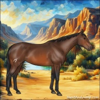 Horse Color:Brown 