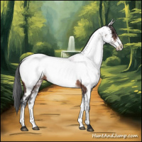 Horse Color:White Spotted Brown Appaloosa 