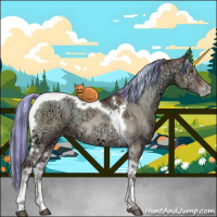 Horse Color:Painted Brown Ice Pearl Onyx Sabino Tobiano Brindle 