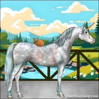 Horse Color:Painted Watercolor Silver Brown Dun Sabino 
