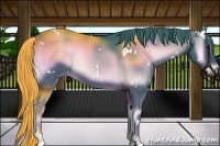 Horse Color:Watercolor White Spotted Liver Red Onyx 