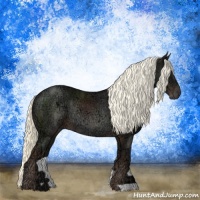 Horse Color:Liver Chestnut Ice Mushroom Rabicano 