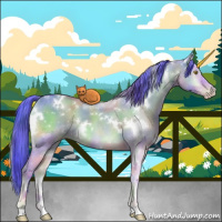 Horse Color:Nacre Watercolor White Spotted Sable Champagne Onyx 