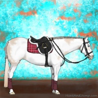 Horse Color:White Spotted Perlino Splash Frame Rabicano