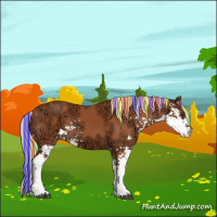 Horse Color:Painted Silver Bay Ice Sabino 