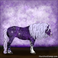 Horse Color:Watercolor Silver Brown Ice Sabino Rabicano 