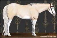 Horse Color:Chocolate Silver Buckskin Pearl Splash 