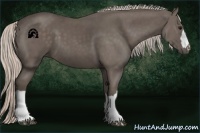 Horse Color:Silver Black 