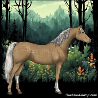 Horse Color:Silver Smoky Black Tobiano 