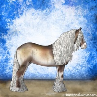 Horse Color:Liver Red Onyx Mushroom Sabino Rabicano Brindle