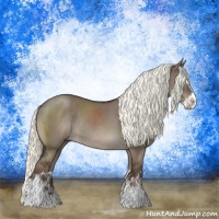 Horse Color:Liver Red Dun Mushroom Sabino Splash Rabicano Brindle