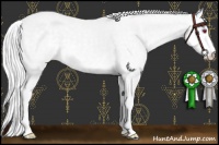 Horse Color:Chocolate Silver Smoky Creme Chinchilla Sabino