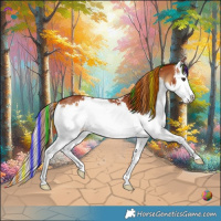 Horse Color:Painted Red Onyx Sabino Splash Rabicano 