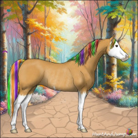 Horse Color:Painted Palomino Sabino Splash Rabicano