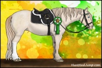 Horse Color:Perlino Roan 