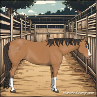 Horse Color:Bay Splash Frame