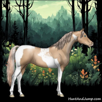 Horse Color:Gray Gold Cream Champagne Roan Pearl Tobiano 