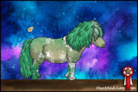 Horse Color:Watercolor White Spotted Brown 