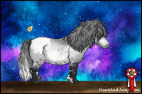 Horse Color:White Spotted Bay Chinchilla Snowcap 