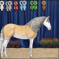 Horse Color:Silver Sable Cream Champagne Splash 